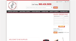 Desktop Screenshot of neisupplies.com
